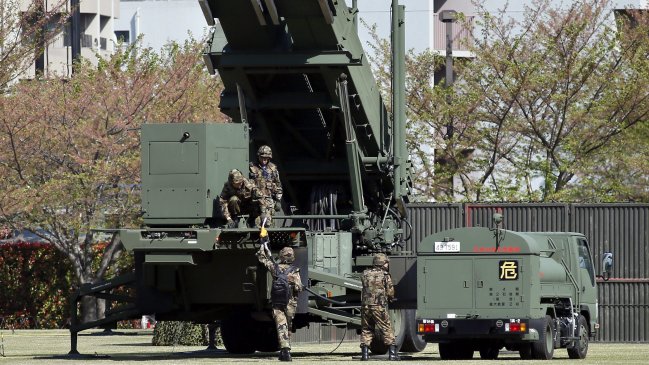 Japón desplegó en Tokio sistemas antimisiles ante amenaza norcoreana