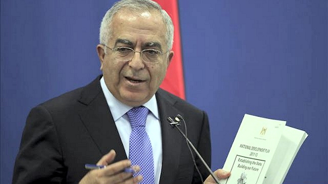 Primer ministro de la ANP presentó su dimisión a Mahmud Abas