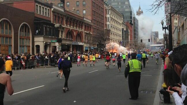 La explosión en maratón de Boston