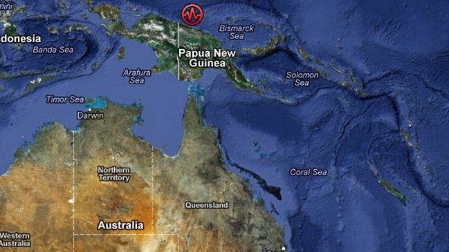 Sismo de 6,8 Richter sacudió a Papua Nueva Guinea