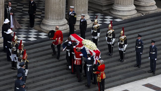 Los funerales de Margaret Thatcher en Inglaterra