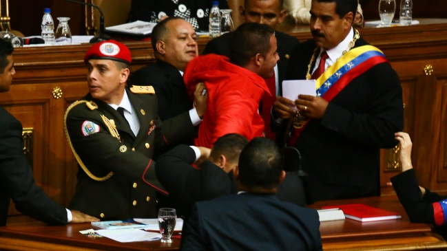 Maduro tras incidente en juramento: 