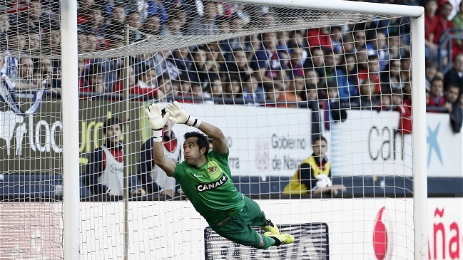 Real Sociedad de Claudio Bravo igualó con Osasuna de Francisco Silva