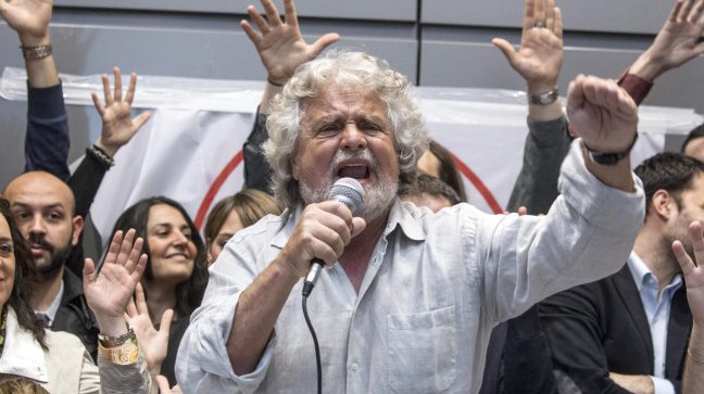 Beppe Grillo advirtió de que Italia entrará en bancarrota en el otoño boreal