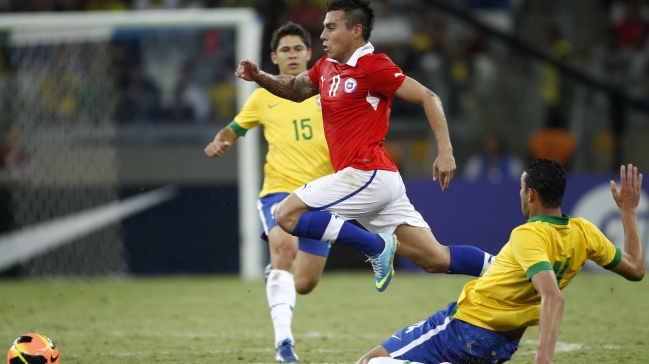 Seleccionados brasileños elogiaron a Eduardo Vargas