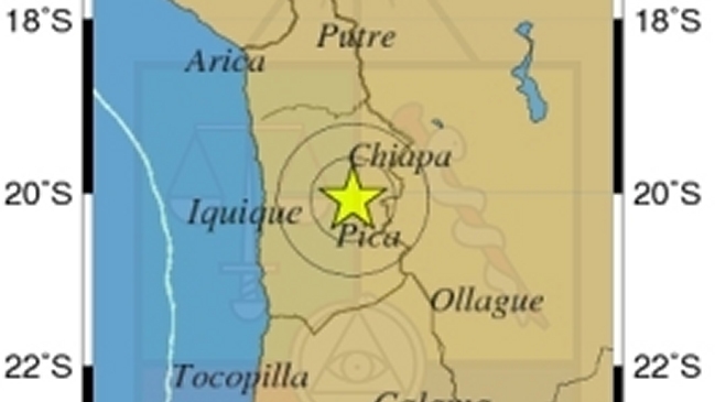 Sismo de mediana intensidad se registró en Región de Tarapacá