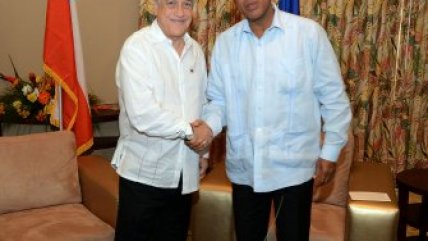   Piñera se reunió con presidente de Haití en Puerto Príncipe 
