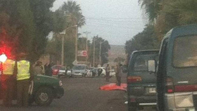 Atropello múltiple dejó dos muertos en Arica