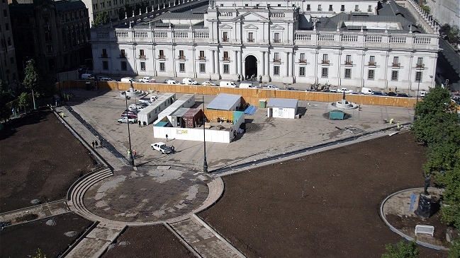 Obras en Plaza de la Constitución obligarán a cortar tránsito por Moneda