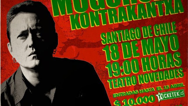 Fermín Muguruza celebrará en Chile sus 30 años de carrera