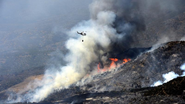Incendio en California arrasó con 2.600 hectáreas