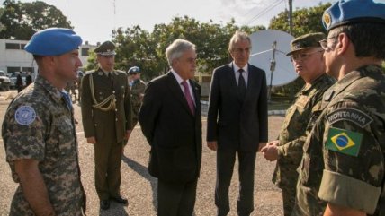   Presidente Piñera se reunió con jefe de la Minustah en Haití 