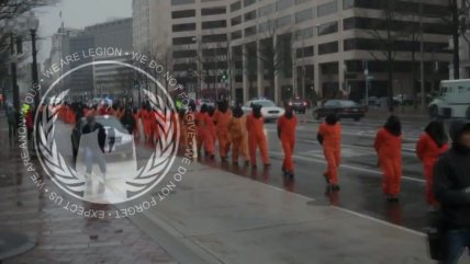   Anonymous se moviliza para cerrar Guantánamo 