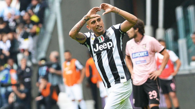 Arturo Vidal, el mejor de la temporada para los hinchas de Juventus