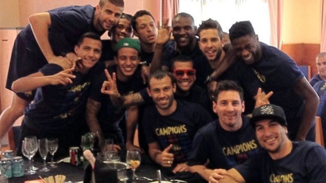 Plantel de Barcelona inició las celebraciones con un almuerzo