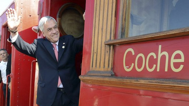 Piñera recalcó que defenderá soberanía en centenario del tren Arica-La Paz