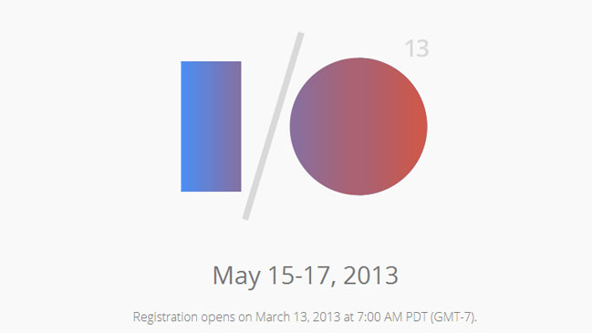 La conferencia Google I/O 2013