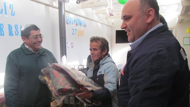 Onemi donó frazadas y colchonetas al Hogar de Cristo en El Maule