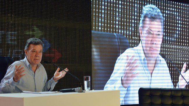 Santos reveló sus deseos de ser reelecto en Colombia