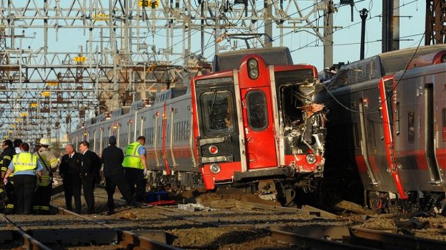 Choque de trenes dejó al menos 60 heridos en Connecticut