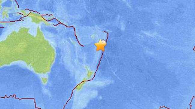 Sismo de 7,4 grados Richter en el Pacífico sur