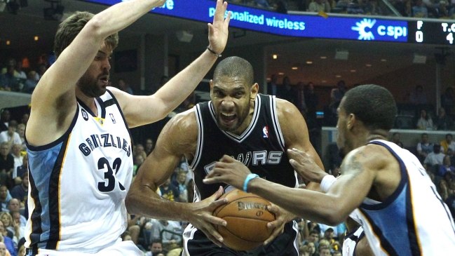 San Antonio Spurs quedó a un paso de eliminar a Memphis Grizzlies en la NBA