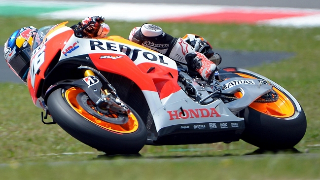 Dani Pedrosa lideró las clasificaciones en el Gran Premio de Italia