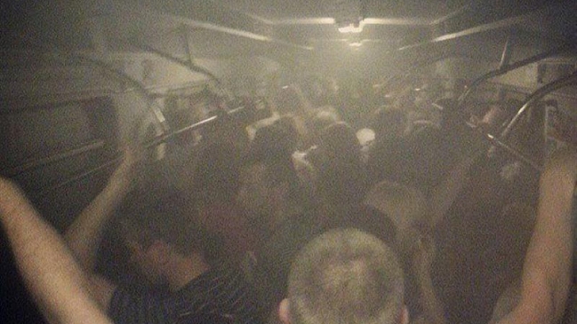 Incendio afectó al metro de Moscú