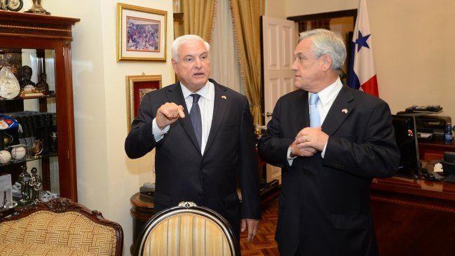  Piñera se reunió con el presidente panameño  