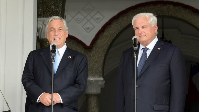  Piñera firmó declaración conjunta en Panamá  