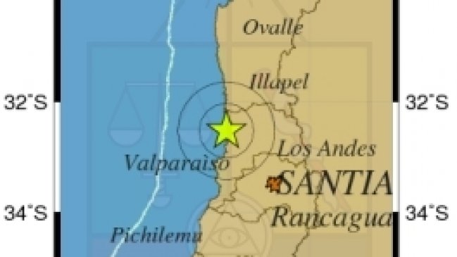 Sismo de menor intensidad afectó a la Región de Valparaíso