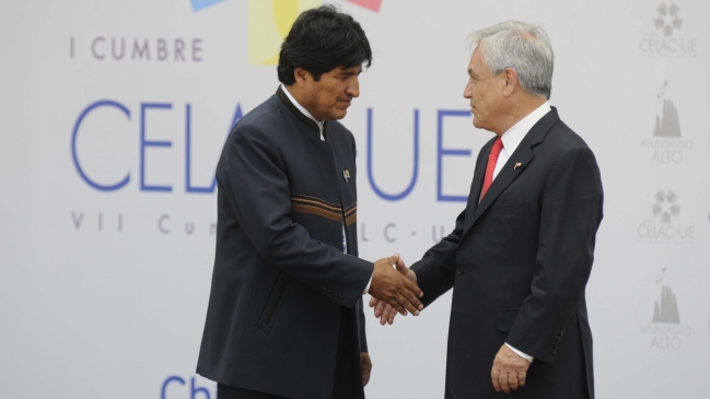 Evo Morales reiteró que Piñera 