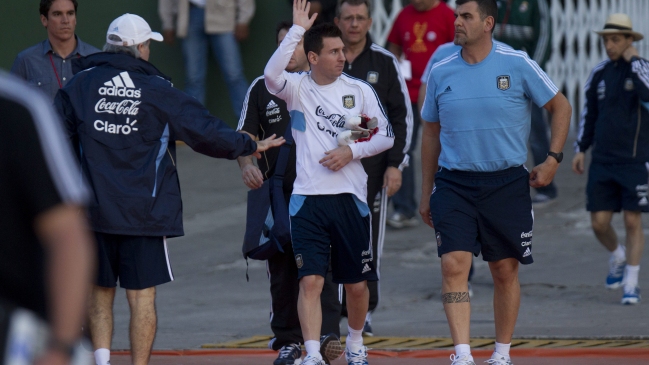 Messi llevó al delirio a guatemaltecos durante entrenamiento de Argentina