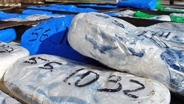 Operativo policial antidrogas dejó cuatro colombianos detenidos