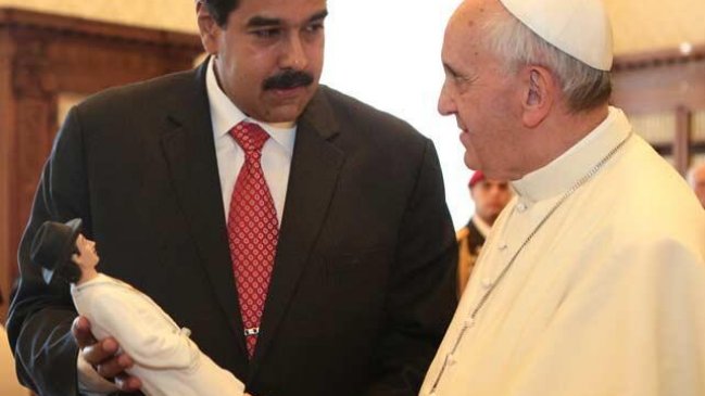 Nicolás Maduro se reunió con el papa Francisco
