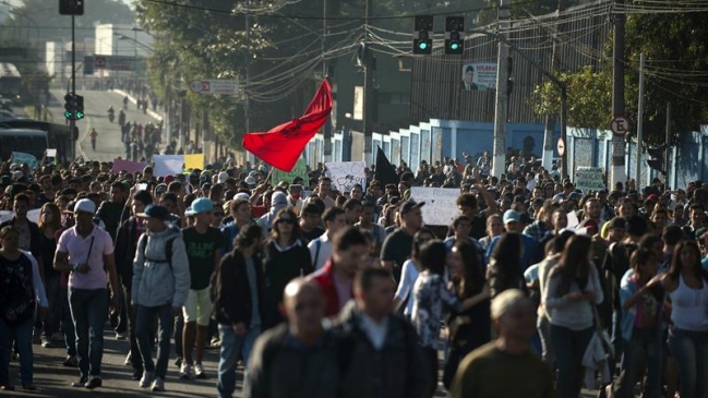 Masiva protesta en Brasil contra la Copa Confederaciones