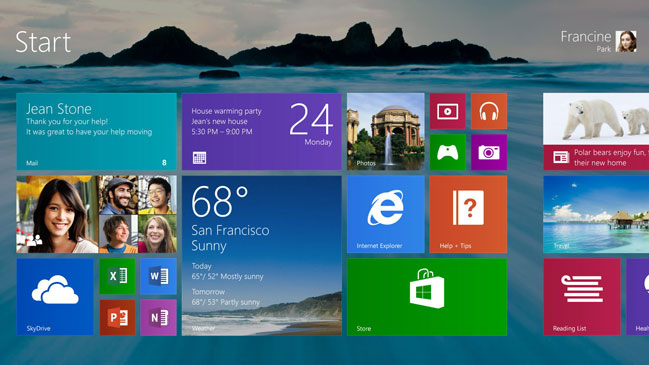 Microsoft busca dar un impulso a Windows 8 con su primera actualización