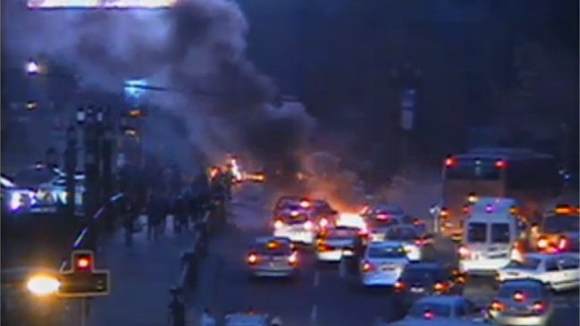 Revisa los desvíos de Transantiago por paro nacional