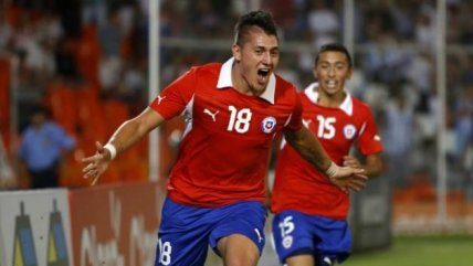   El gol de Nicolás Castillo para abrir la cuenta ante Inglaterra 