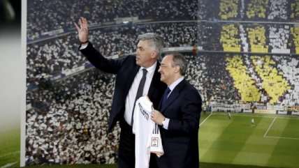 La presentación de Carlo Ancelotti como técnico de Real Madrid
