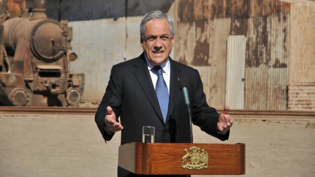 Presidente Piñera: Los países no crecen con violencia, molotov y división