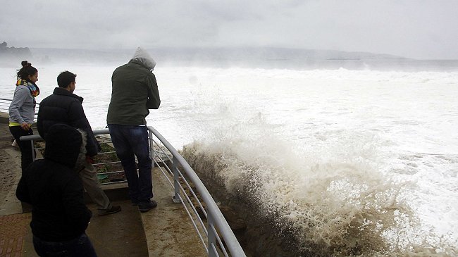 Onemi declaró alerta por marejadas en la Región de Antofagasta