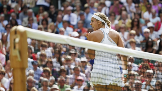 Sabine Lisicki se instaló en la final de Wimbledon