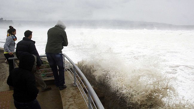 Onemi declaró alerta por marejadas en la Región de Antofagasta