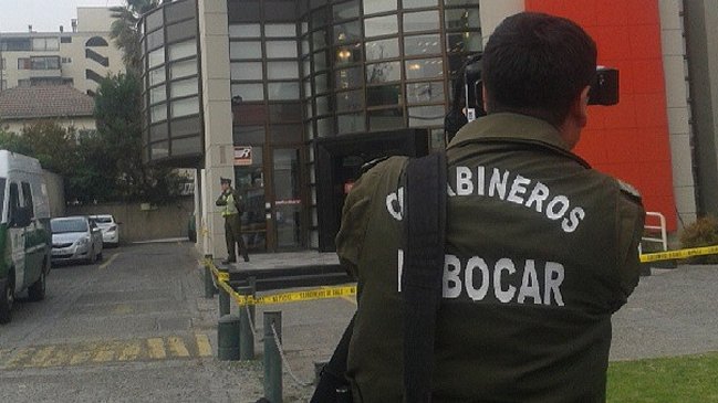 Motorista solitario asaltó banco en Ñuñoa