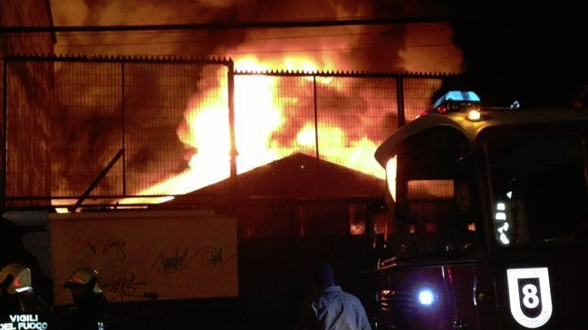 Bomberos combatieron incendio en Concepción