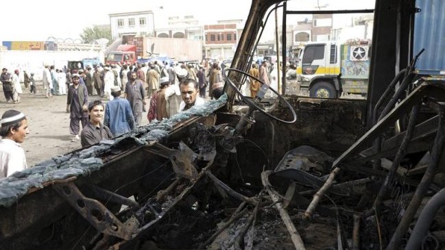 Explosión de bomba en Afganistán dejó a 19 civiles muertos