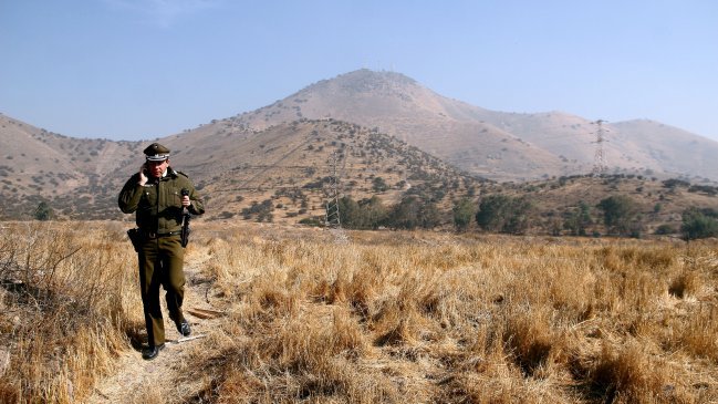 Menor encontró armas de guerra en un cerro de San Bernardo
