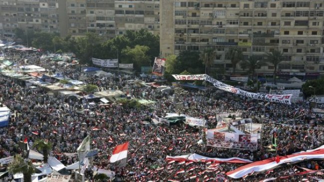 Islamistas egipcios protestaron para pedir la vuelta al poder de Mursi