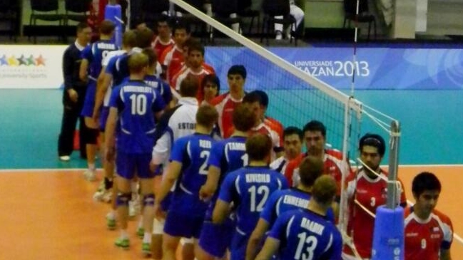 Chile cayó ante Estonia en el voleibol masculino de los JJ.OO. Universitarios